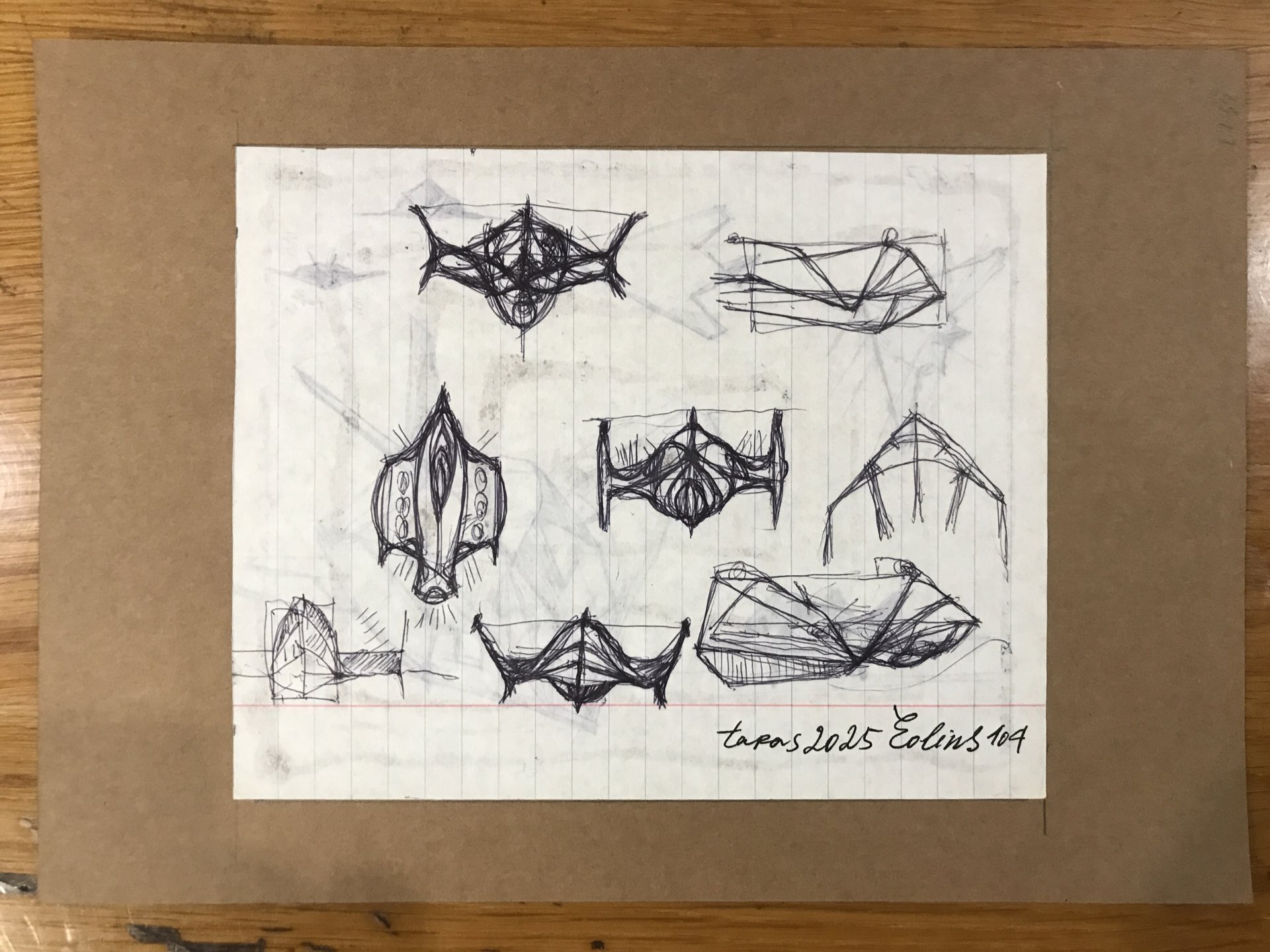 Eolins 104 Drawing - Taras Leskiv - Jose Art Gallery