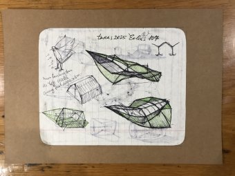 Desenho "Eolins 107", ilustrador Taras Leskiv caneta papel na Jose Art Gallery