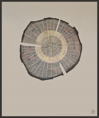 Painting "Anatomy of a tree" by painter Alexandr Zhukouski oil canvas at Jose Art Gallery