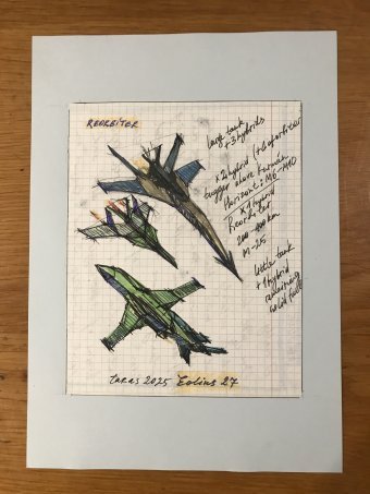 Desenho "Eolins 27", ilustrador Taras Leskiv caneta papel na Jose Art Gallery