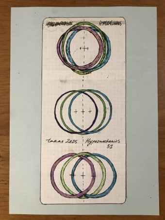 Desenho "Hypermechanics 51", ilustrador Taras Leskiv caneta papel na Jose Art Gallery