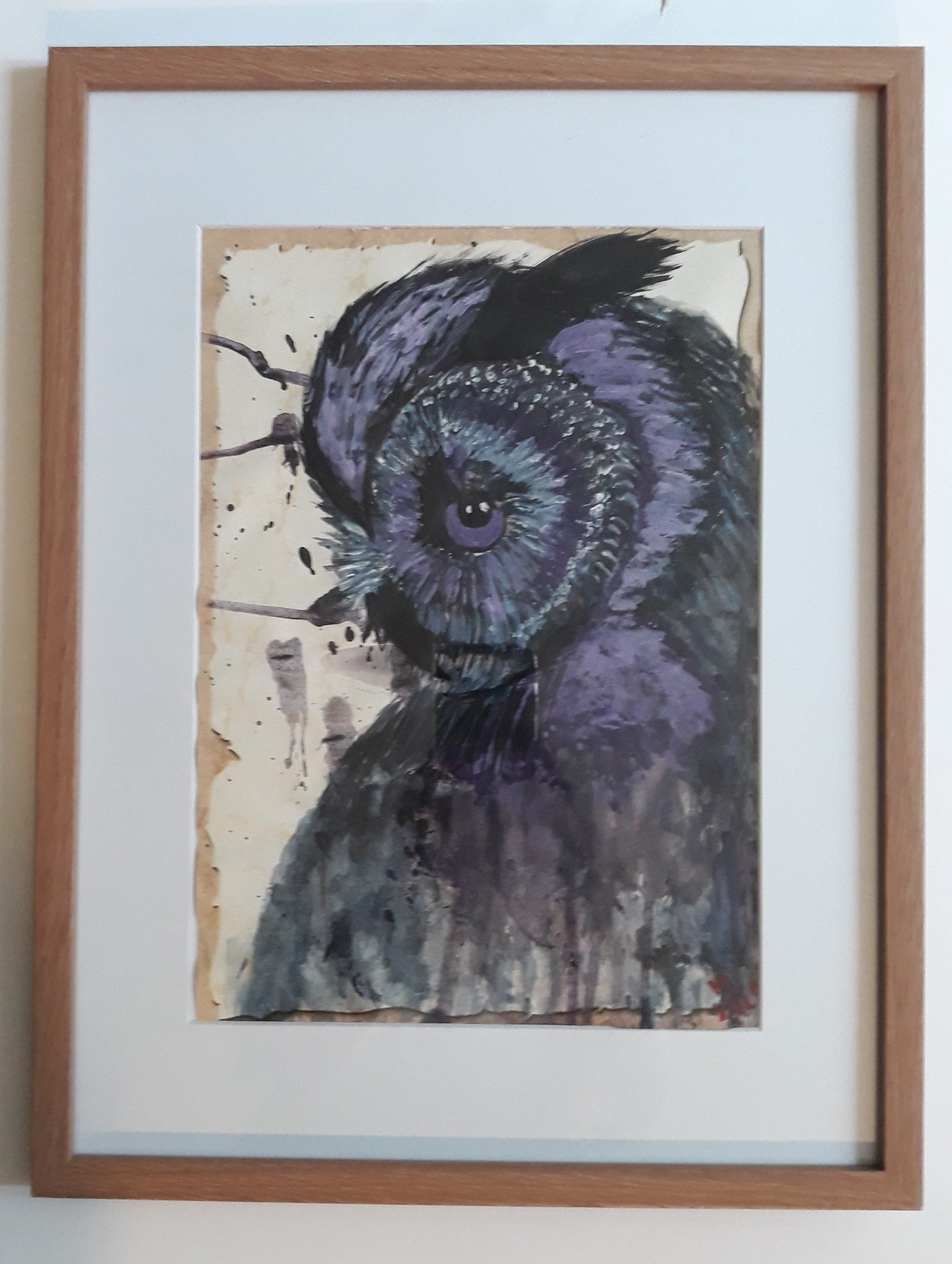 Eagle owl - drawing