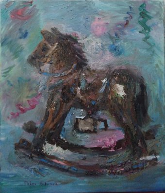 Pintura "Juguete", pintor Pavel Levites óleo lienzo en Jose Art Gallery