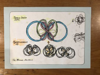 Desenho "Hypermechanics 48", ilustrador Taras Leskiv caneta papel na Jose Art Gallery