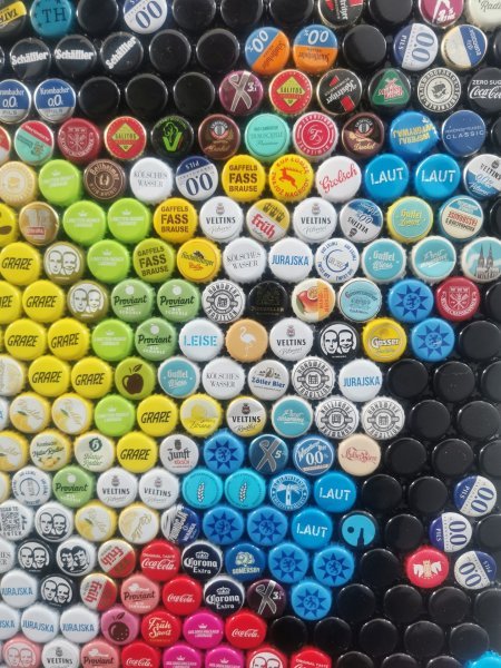 Imagem adicional 2: Abstração Retrato escultorico Escultura "David Bowie - Cinzas às Cinzas", escultor Henning Leuschner Aço 