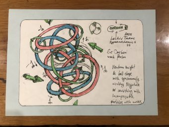 Desenho "Hypermechanics 35", ilustrador Taras Leskiv caneta papel na Jose Art Gallery