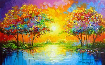 Lueur du coucher de soleil