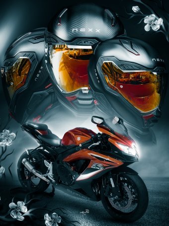 Arte digitale "Potere di movimento e difesa", artista digitale Yaslavovna alla Jose Art Gallery