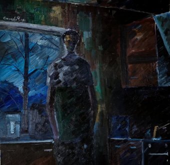 Painting "Another morning" by painter Stanislav Bazylev oil canvas at Jose Art Gallery