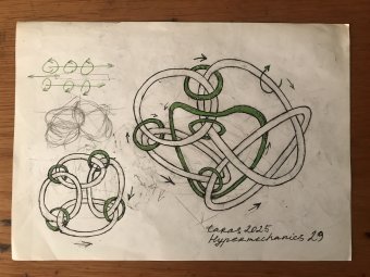 Desenho "Hypermechanics 29", ilustrador Taras Leskiv caneta papel na Jose Art Gallery