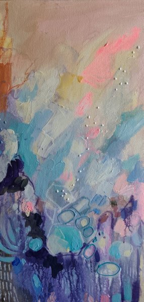 Dodatkowy obraz 2: Abstrakcjonizm Wnętrze Malarstwo "Poranne przebudzenie w abstrakcyjnej harmonii", malarz KOlha akryl płótno 