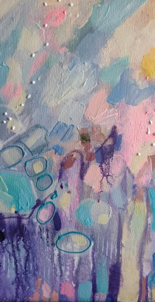 Dodatkowy obraz 5: Abstrakcjonizm Wnętrze Malarstwo "Poranne przebudzenie w abstrakcyjnej harmonii", malarz KOlha akryl płótno 