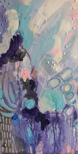 Dodatkowy obraz 6: Abstrakcjonizm Wnętrze Malarstwo "Poranne przebudzenie w abstrakcyjnej harmonii", malarz KOlha akryl płótno 