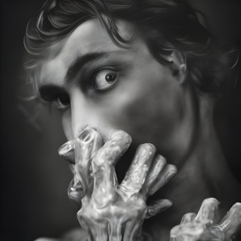 Digital Art "Modern Art # 00001" by digital artist Richard Vachtenberg at Jose Art Gallery