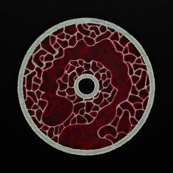 Drawing "Infusion A2: Dub-Techno Energy in Color" by illustrator #artdjartem acrylic paper at Jose Art Gallery