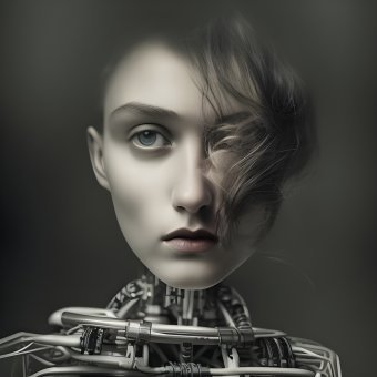 Digital Art "Robot Generation # 00001" by digital artist Richard Vachtenberg at Jose Art Gallery