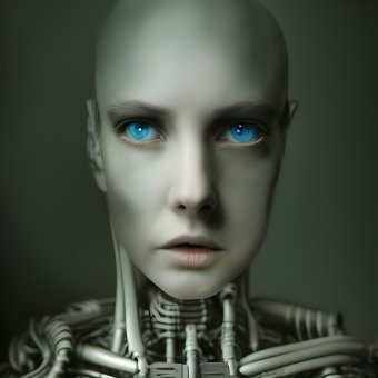 Digital Art "Robot Generation # 00002" by digital artist Richard Vachtenberg at Jose Art Gallery