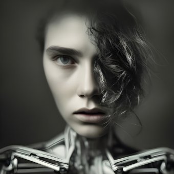 Digital Art "Robot Generation # 00003" by digital artist Richard Vachtenberg at Jose Art Gallery