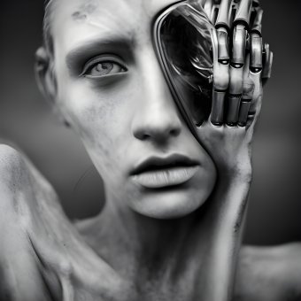 Digital Art "Robot Generation # 00004" by digital artist Richard Vachtenberg at Jose Art Gallery