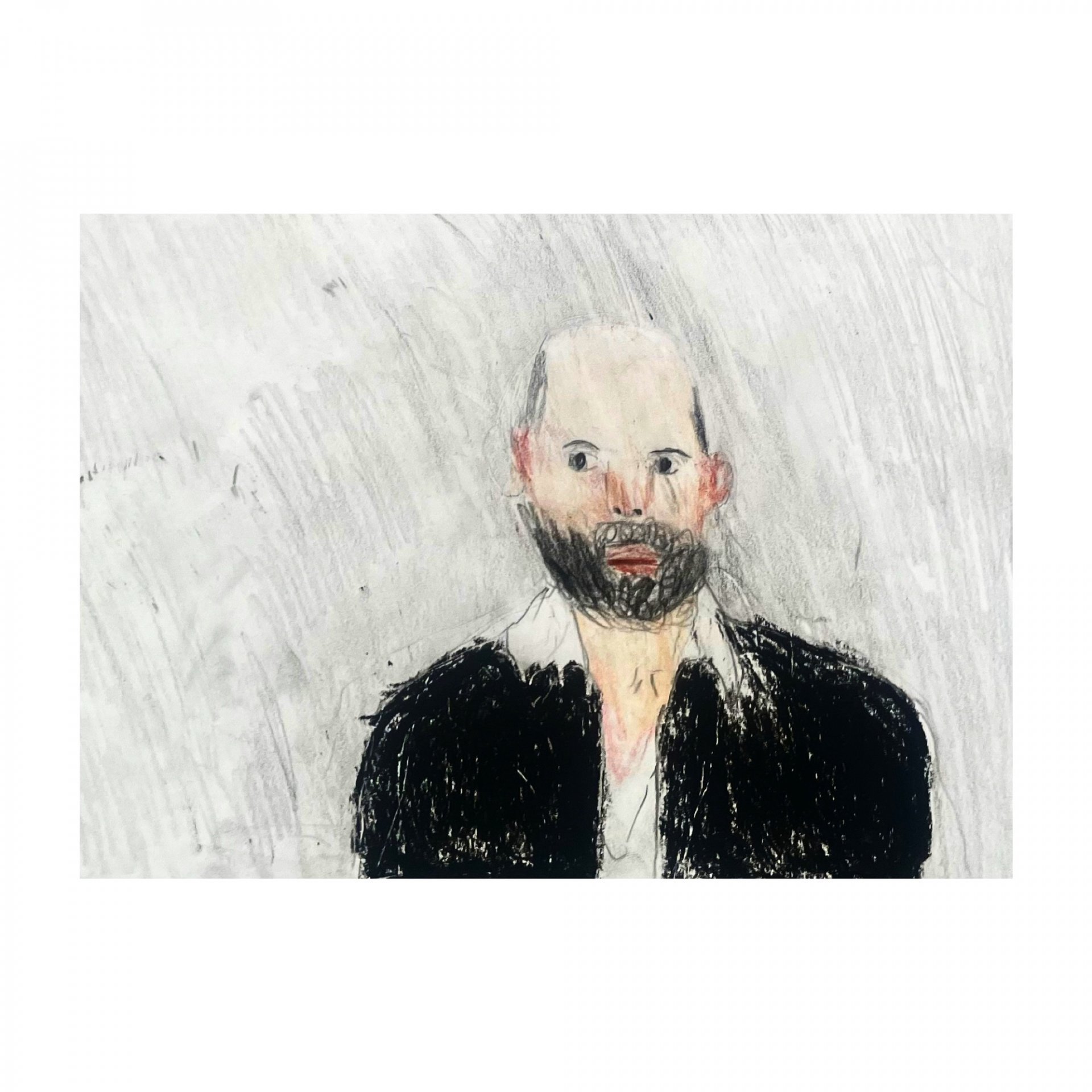 Untitled Drawing - Irfan Ajvazi - Jose Art Gallery