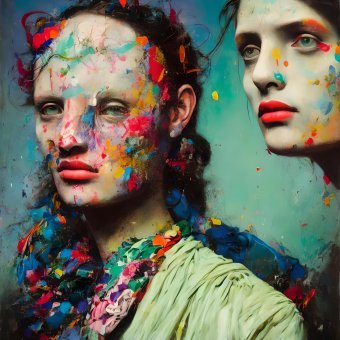 Digital Art "Sara & Antonius" by digital artist Richard Vachtenberg at Jose Art Gallery