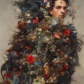 Digital Art "Breath" by digital artist Richard Vachtenberg at Jose Art Gallery