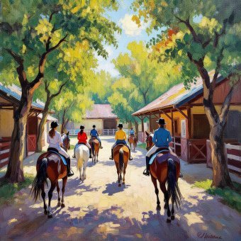 Horse Riding School: Serenity by the Sea