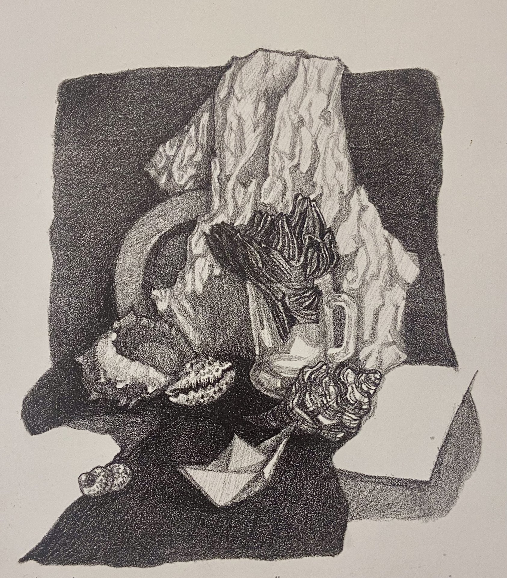 Marine still life Drawing - Dziana Paspelava
