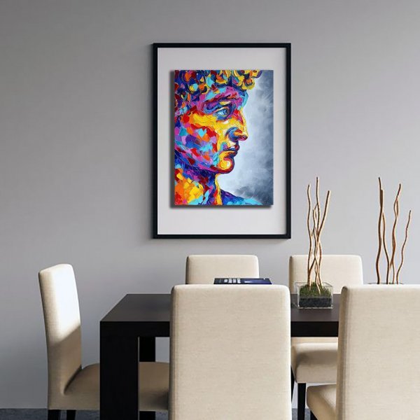 Additional view 3: Contemporary Art Portrait Painting David by painter Anastasia Kozorez oil canvas 