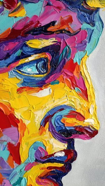 Additional view 5: Contemporary Art Portrait Painting David by painter Anastasia Kozorez oil canvas 