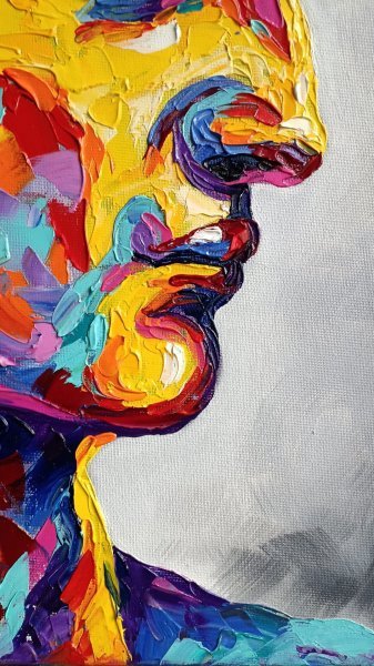 Additional view 7: Contemporary Art Portrait Painting David by painter Anastasia Kozorez oil canvas 