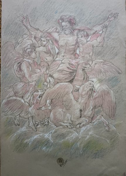 Ezekiel's Vision: The Prophet and the Sacred Drawing - roberto ferrando