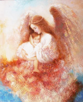 Peinture "Ailes", peintre Anna Dobrodiy huile toile à la Jose Art Gallery