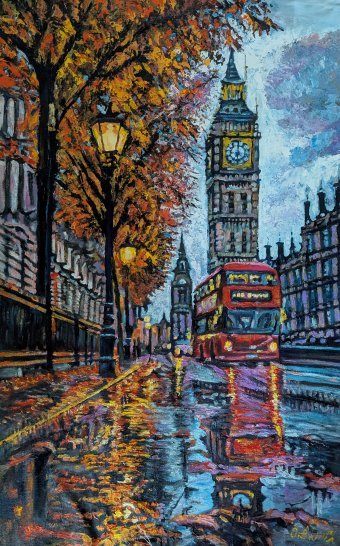 Londres intemporelle. Big Ben à travers l'impressionnisme