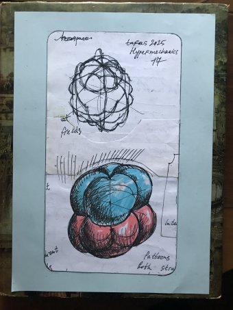 Graphik "Hypermechanics 17", illustrator Taras Leskiv Stift Papier in der Jose Art Gallery