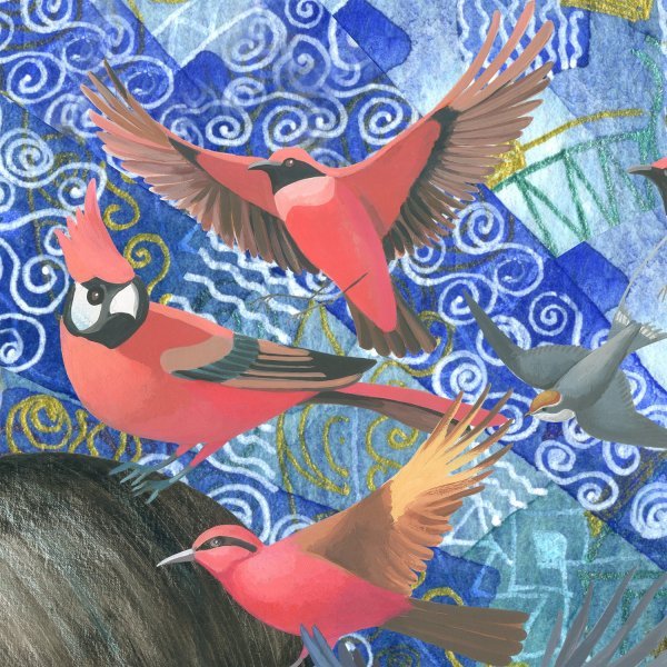 Immagine aggiuntiva 4: Collage Ritratto Arte digitale "Cerca la liberazione...", artista digitale Lana Korolievskaia 