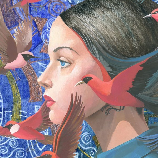 Immagine aggiuntiva 6: Collage Ritratto Arte digitale "Cerca la liberazione...", artista digitale Lana Korolievskaia 