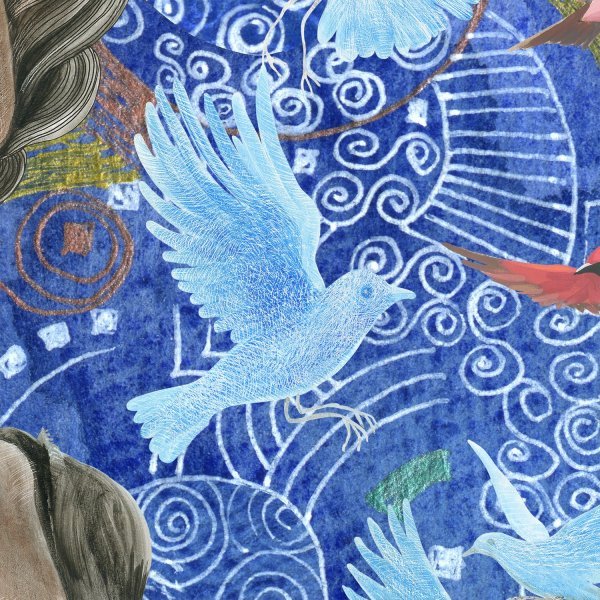Immagine aggiuntiva 8: Collage Ritratto Arte digitale "Cerca la liberazione...", artista digitale Lana Korolievskaia 