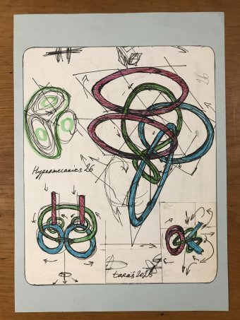 Desenho "Hypermechanics 26", ilustrador Taras Leskiv caneta papel na Jose Art Gallery