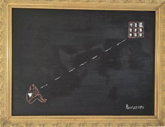 Peinture "Une lueur d'espoir", peintre Grigoriy Borzenko huile carton à la Jose Art Gallery