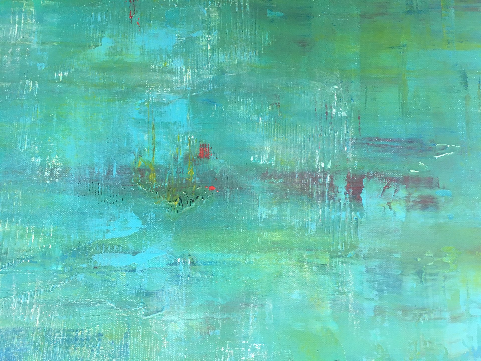 Réflexions 3 Printemps - painting