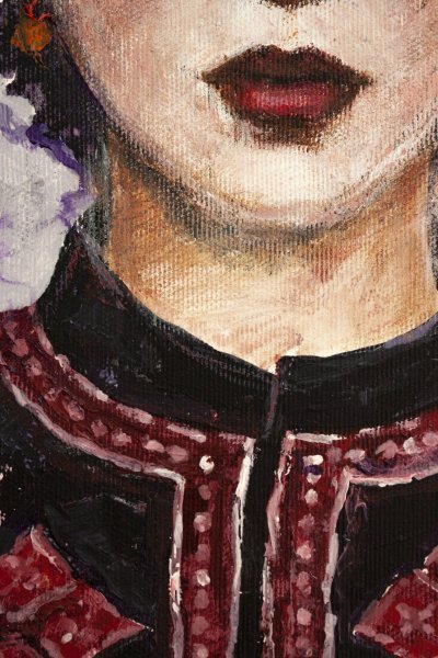 Ukrainian Girl Portrait Painting By Oleksandr Neliubin