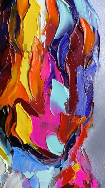 Additional view 7: Contemporary Art Animal Painting Cavalier King Charles Spaniel by painter Anastasia Kozorez oil wood 