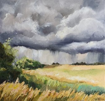 Painting "Before the storm" by painter KOlha oil canvas at Jose Art Gallery