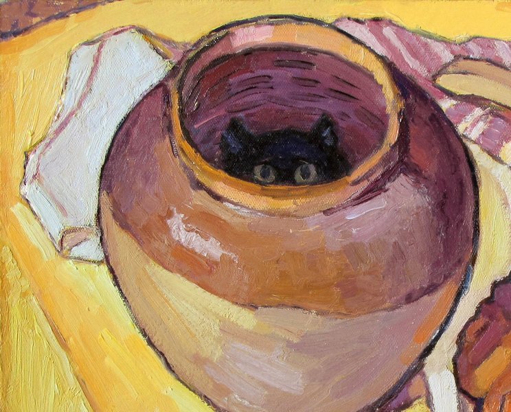 Додаткове зображення 2: Постімпресіонізм Натюрморт Живопис "Yellow Still Life-2", живописець Ivan Kolisnyk масло холст 