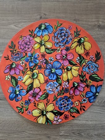 Painting "Essence of the Secret Garden" by painter Barbara Luz acrylic canvas at Jose Art Gallery