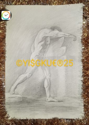 Grafika "Strayker - Cholovik: Sila I Nathnennya", ilustrator Yaroslav Stratyy ołówek papier w Jose Art Gallery