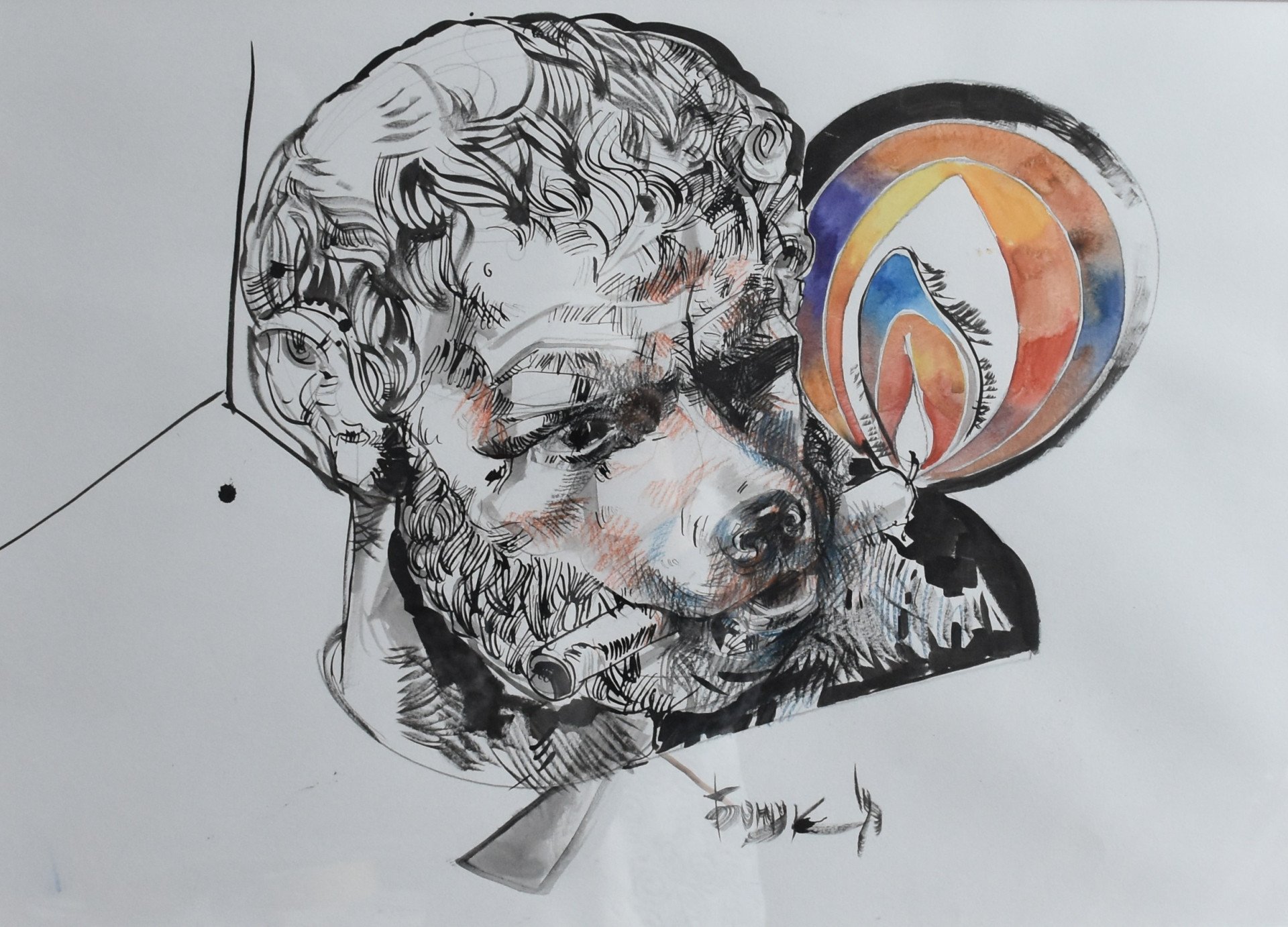 Diogenes... Drawing - Roman Bonchuk - Jose Art Gallery