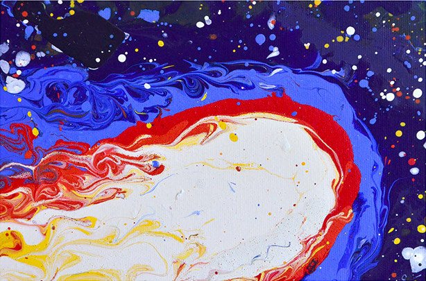 Avance hasta el infinito - painting