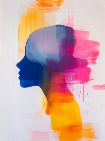 Malarstwo "Cienie czułości Emocjonalna abstrakcja", malarz Tatiana Taner atrament papier w Jose Art Gallery